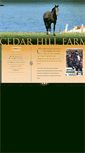 Mobile Screenshot of cedarhillfarmgv.com